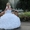 Белоснежное свадебное платье c отстегивающимся шлейфом #447500