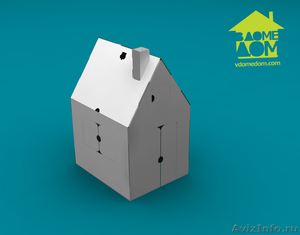 ВДОМЕДОМ - детский домик из картона - Изображение #1, Объявление #94750