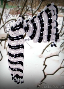 Незаурядные зимние шарфы из фантазийной пряжи - Изображение #1, Объявление #170911