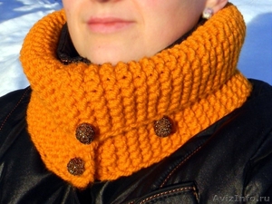 Незаурядные зимние шарфы из фантазийной пряжи - Изображение #4, Объявление #170911