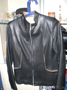 черный кожаный пиджак  - Изображение #1, Объявление #171766