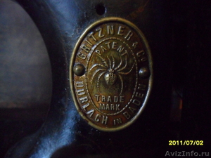 Швейная машинка GRIZNER &CO TRADE MARK DUBLACH in BADEN - Изображение #2, Объявление #311832