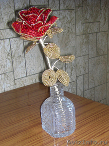 Роза,бонсаи из бисера - Изображение #5, Объявление #435432