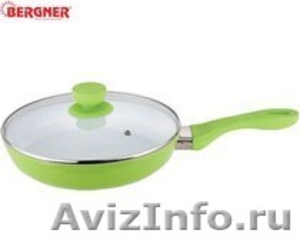 Bergner (Бергнер) BG-6626 сковорода с белым керамическим покрытием индукционная  - Изображение #2, Объявление #533847
