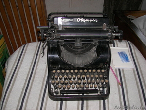 Пишущая машинка антикварная, Германия - Изображение #1, Объявление #603861