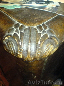 Сервант-горка антикварная с выдвижным мраморным столиком - Изображение #1, Объявление #590590