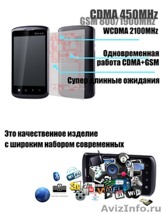 Мобильный телефон CDMA450mhz GSM  cdmagsm - Изображение #3, Объявление #704686