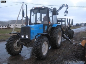 трактор мтз-952 с лесовозным прицепом - Изображение #1, Объявление #769709