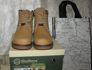 Кожаные мужские зимние ботинки "Shoiberg" желтого цвета. - Изображение #3, Объявление #794637
