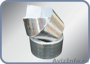Алюминиевый скотч,армированный волокном(из полированной фольги с нанес. клееем) - Изображение #1, Объявление #973019
