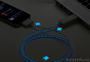 Светящийся кабель для зарядки и синхронизации IPhone - Изображение #1, Объявление #978915