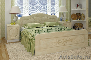 Новая кровать очень красивого цвета слоновой кости с перламутром - Изображение #1, Объявление #1174277