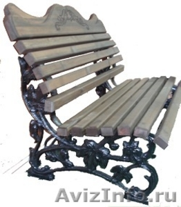 Чугунные скамейки и другая садовая мебель для парка, коттеджа и дачи - Изображение #1, Объявление #1219091