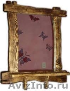 Зеркало в старинном переплете из дерева - Изображение #1, Объявление #1263457