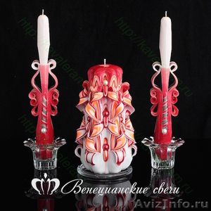 Свечи "Домашний очаг", три свечи в подарочном наборе - Изображение #4, Объявление #1454389