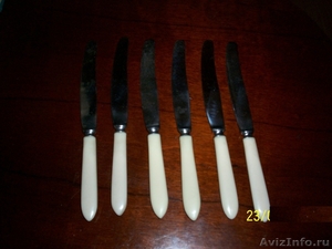Ножи с белыми костяными ручками - Изображение #1, Объявление #1568307