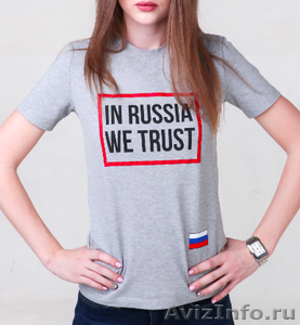 Футболка Россия женская - Изображение #4, Объявление #1565595