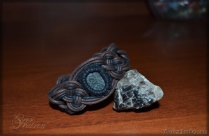 Плетёный браслет с камнем - Изображение #3, Объявление #1610165