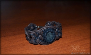 Плетёный браслет с камнем - Изображение #4, Объявление #1610165