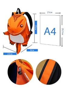 Детский дошкольный рюкзак "Динозавр" для детей Malyshock - Изображение #5, Объявление #1704561