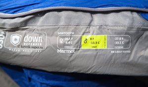 Пуховой спальный мешок Marmot Sawtooth. новый Вес: 1.13 кг. - Изображение #4, Объявление #1726395