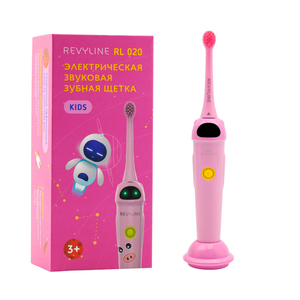 Звуковая зубная щетка Revyline RL020 Pink для девочек - Изображение #1, Объявление #1734252